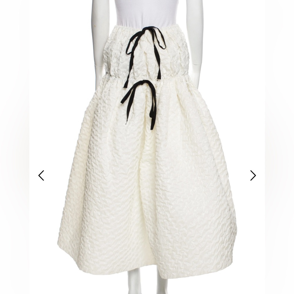 🆕🤍🩶🤍🩶🤍CECILIE BAHNSEN Textured Maxi Skirt – Designer Cool